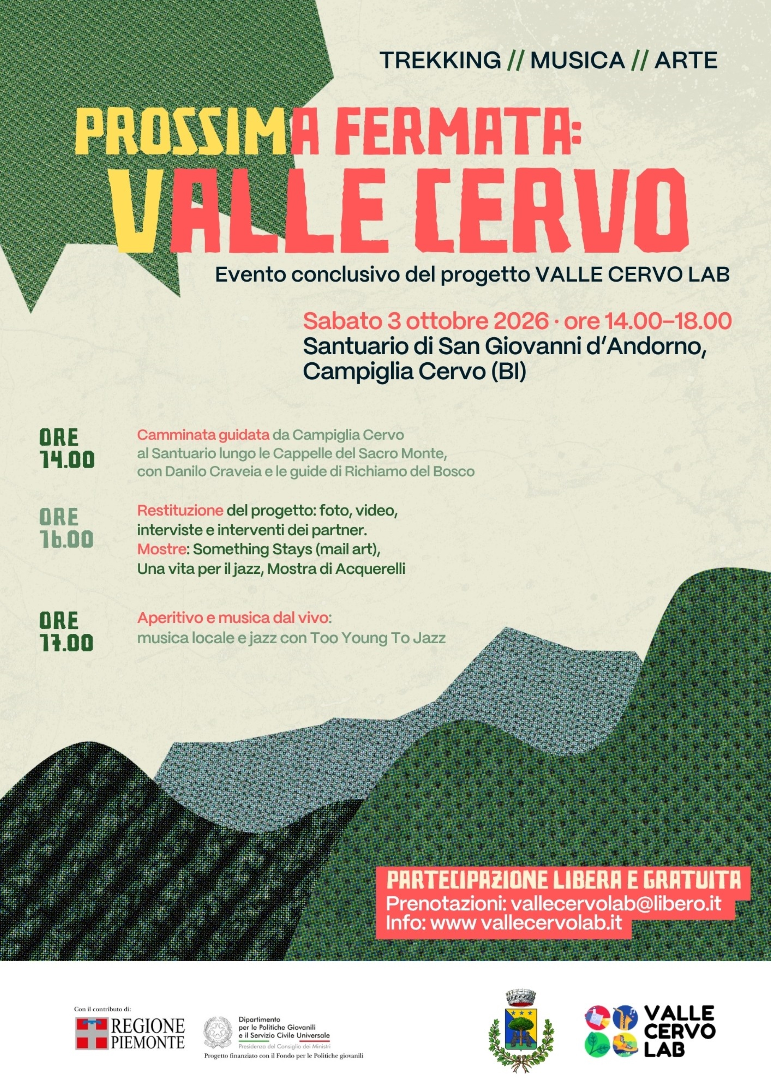 "Prossima fermata: Valle Cervo" - evento conclusivo di Valle Cervo LAB